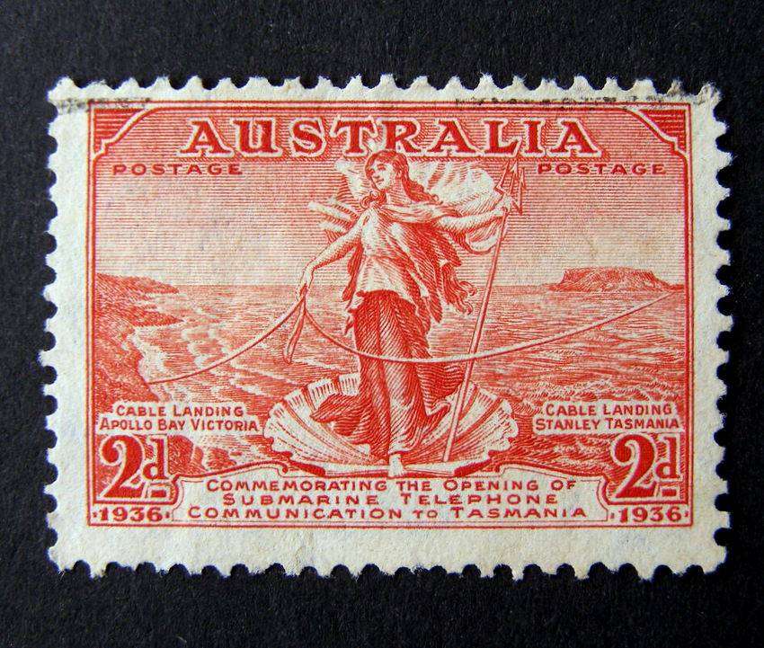 AUSTRALIA - Opening of Tasmania Telephone Cable 1936