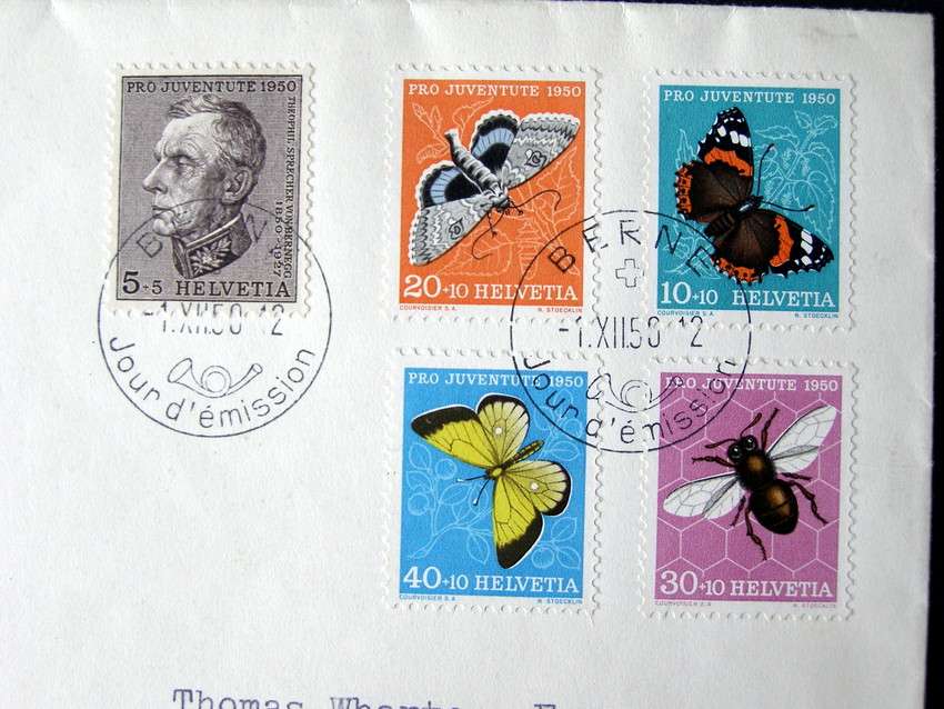 SWITZERLAND Cover - Pro Juventute 1950