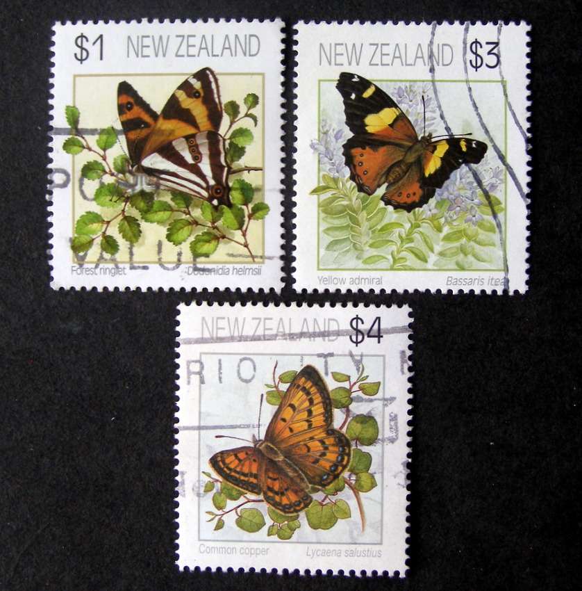 NEW ZEALAND - Butterflies 1991