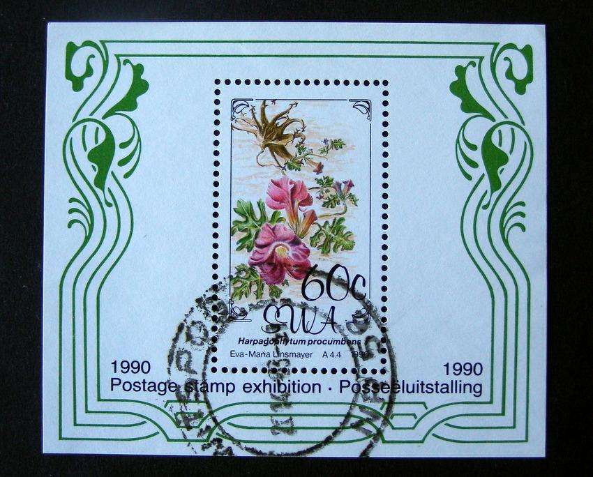 SWA Miniature Sheet - Flowers 1990