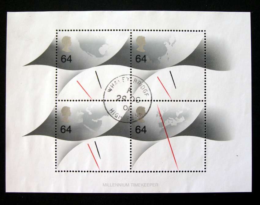 GREAT BRITAIN Miniature Sheet - Millennium Timekeeper 1999