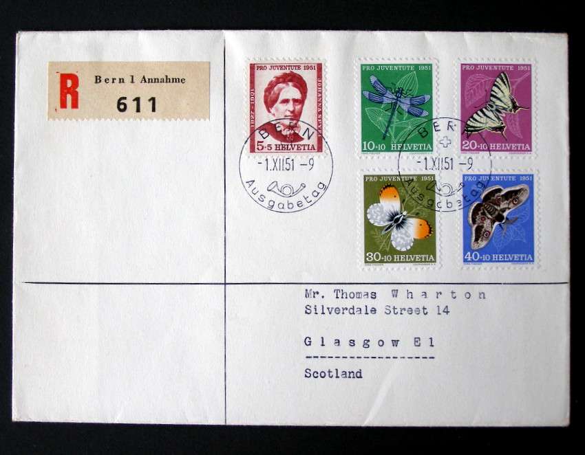 SWITZERLAND Cover - Pro Juventute 1951