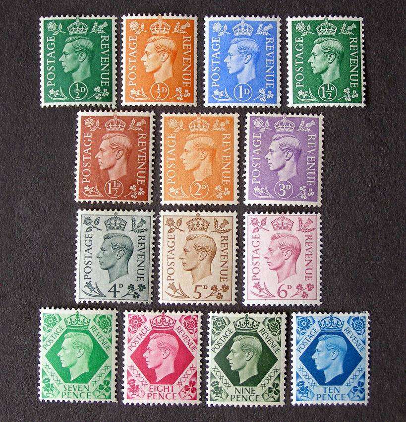 GREAT BRITAIN Mint* - King George VI 1937-51