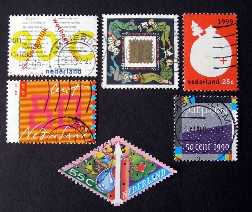 NETHERLANDS - Assorted Stamps 1990s