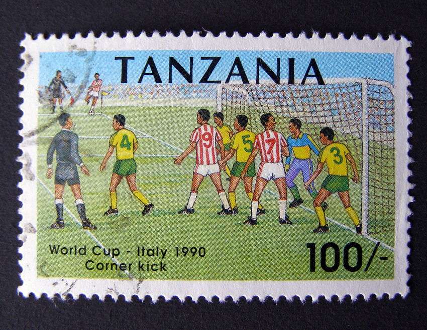 TANZANIA - World Cup Football 1990