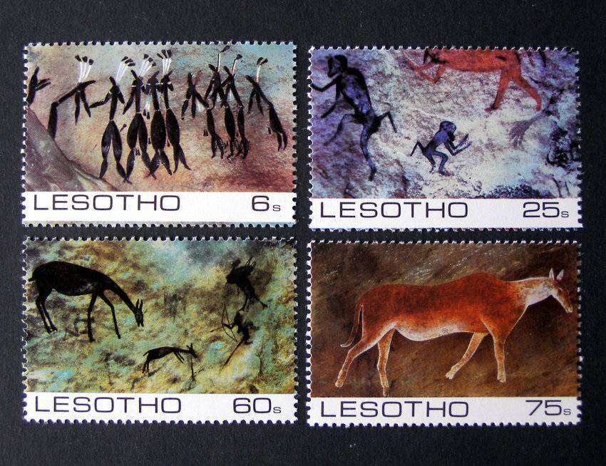 LESOTHO Mint Set - Rock Paintings 1983
