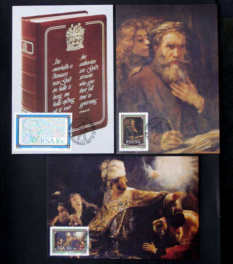 SOUTH AFRICA Maxi Card Set - The Bible Society of SA 1987