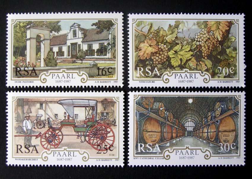 SOUTH AFRICA Mint Set - 300th Anniv. of Paarl 1987