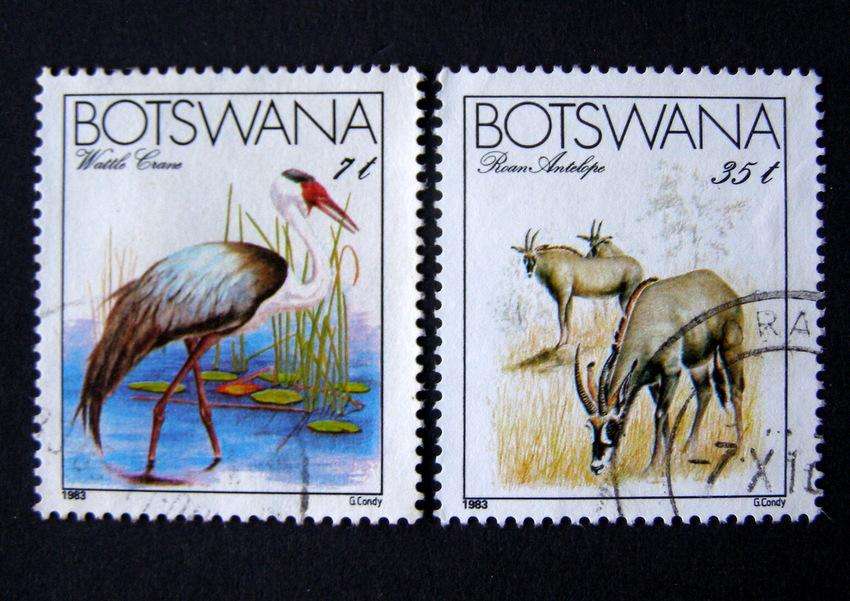 BOTSWANA - Endangered Species 1983 //Animals//Birds