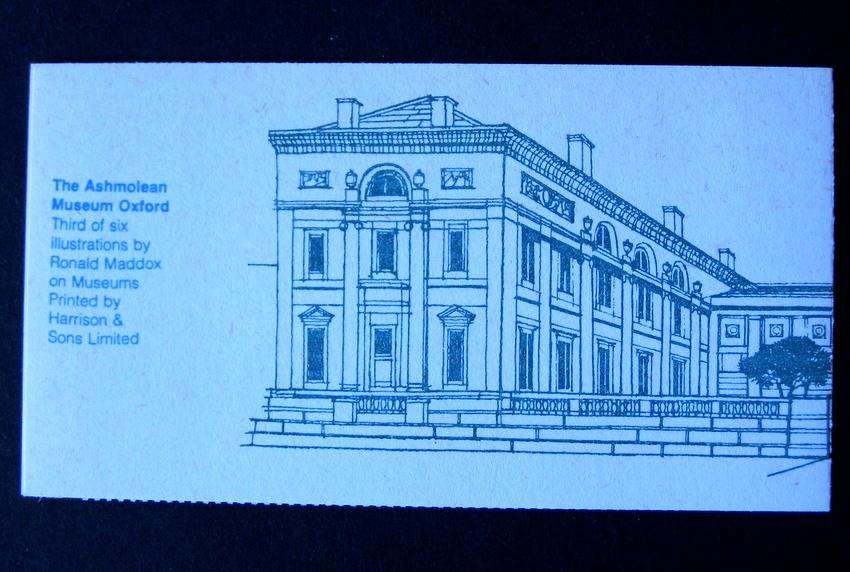 GREAT BRITAIN Mint Booklet - Museums Series: Ashmolean Museum, Oxford 1982