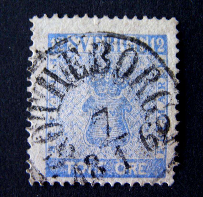SWEDEN - 12ore Blue 1858
