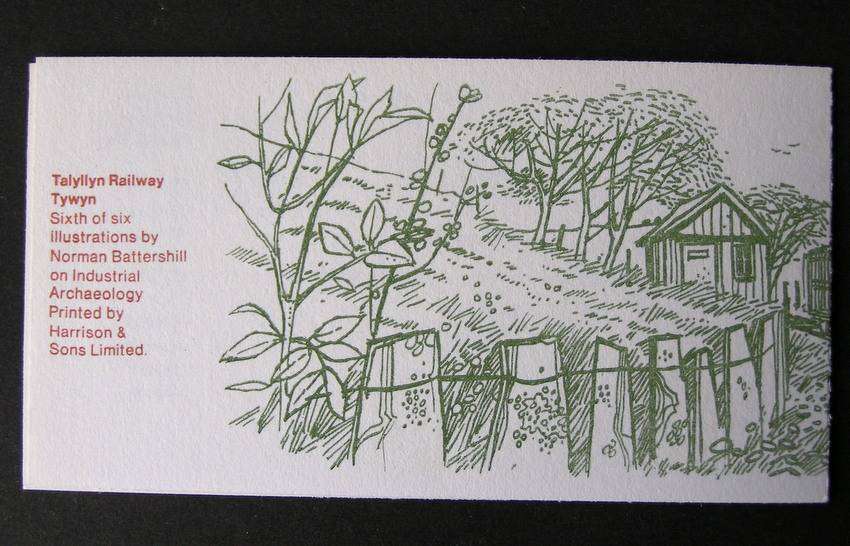GREAT BRITAIN Mint Booklet - Industrial Archaeology Series: Talyllyn Railway, Tywyn 1981