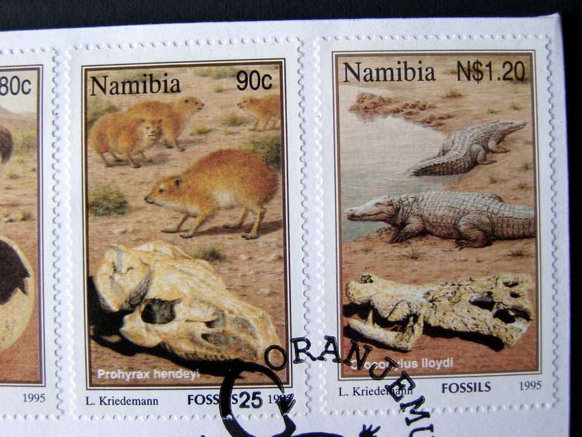 NAMIBIA Cover - Fossils 1995