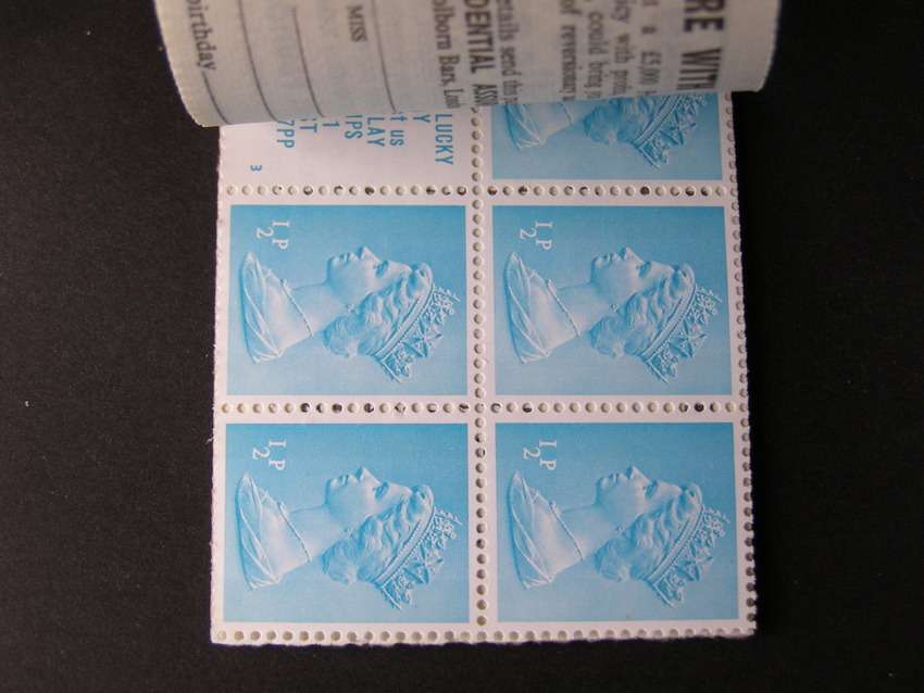 GREAT BRITAIN Mint 25p. Booklet, February 1972