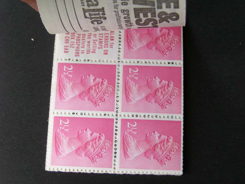 GREAT BRITAIN Mint 25p. Booklet, February 1972