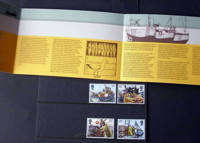 GREAT BRITAIN Mint Presentation Pack - Fishing Industry 1981