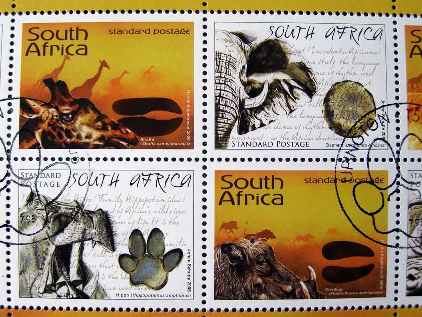 SOUTH AFRICA Set (CTO) - Animal Tracks: Stories in the Sand 2006