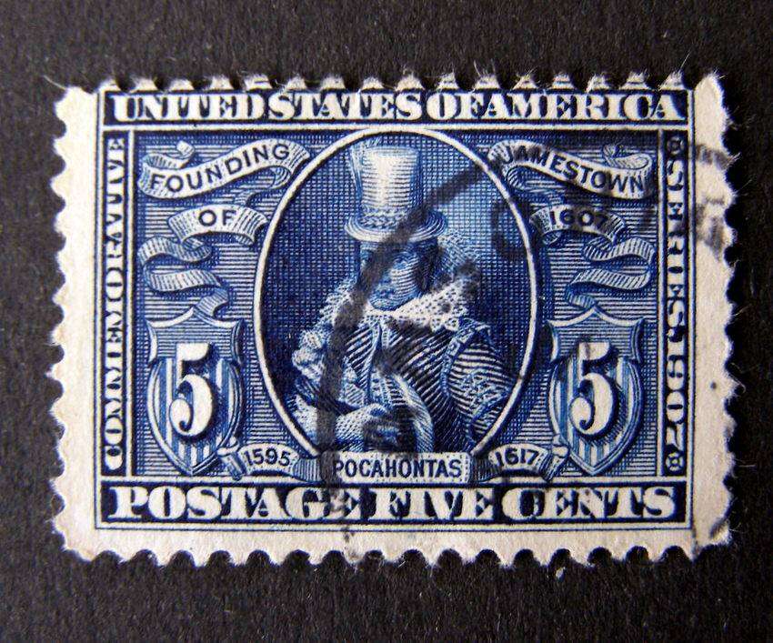 U.S.A. - Jamestown Exposition - 5c. Blue 1907