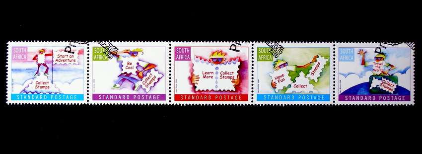 SOUTH AFRICA Set (CTO) - World Post Day: Fun with Stamps 2006