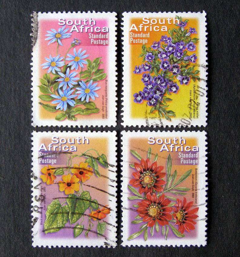 SOUTH AFRICA - 7th Definitive: Flowers (Large Standard Post Values) 2000