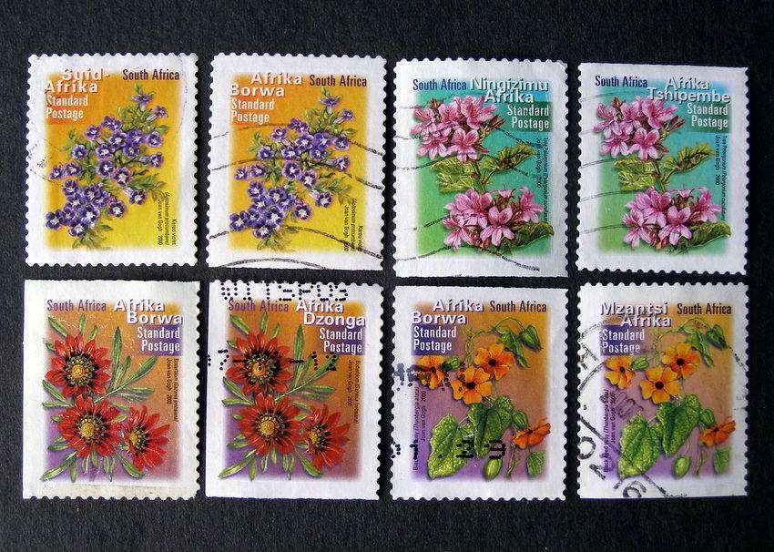 SOUTH AFRICA - 7th Definitive: Flowers - Small Self-Adhesive 2000