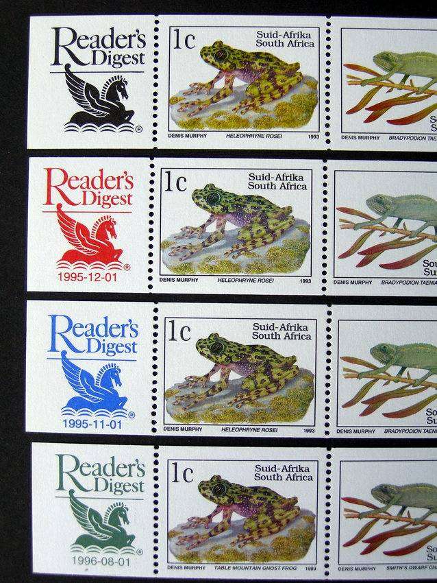 SOUTH AFRICA Mint - Reader's Digest Strips 1995/96