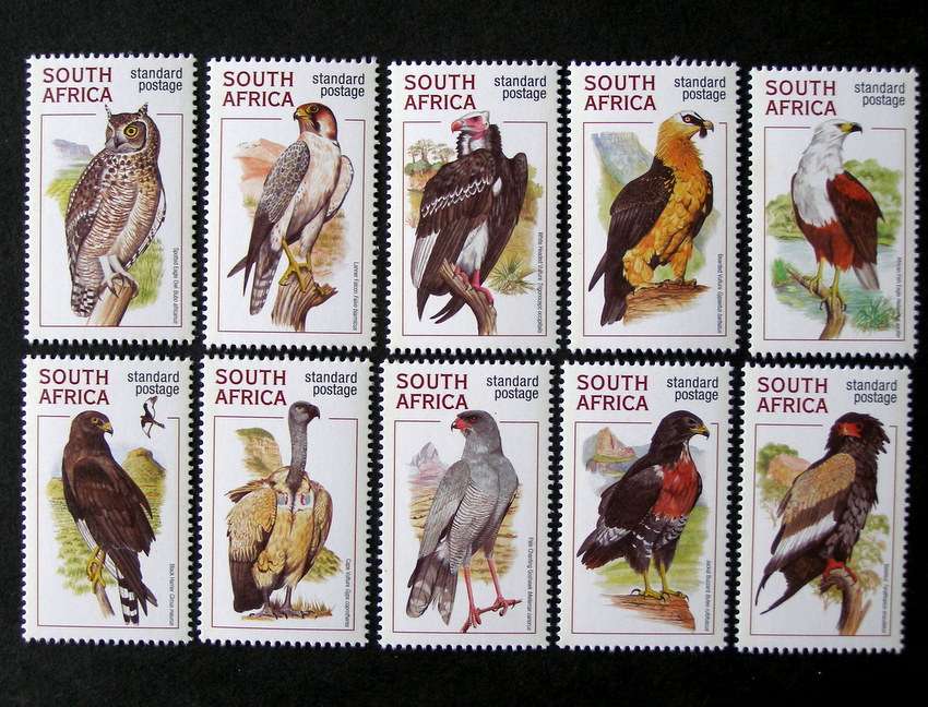 SOUTH AFRICA Mint Set - Raptors 1998 //Birds