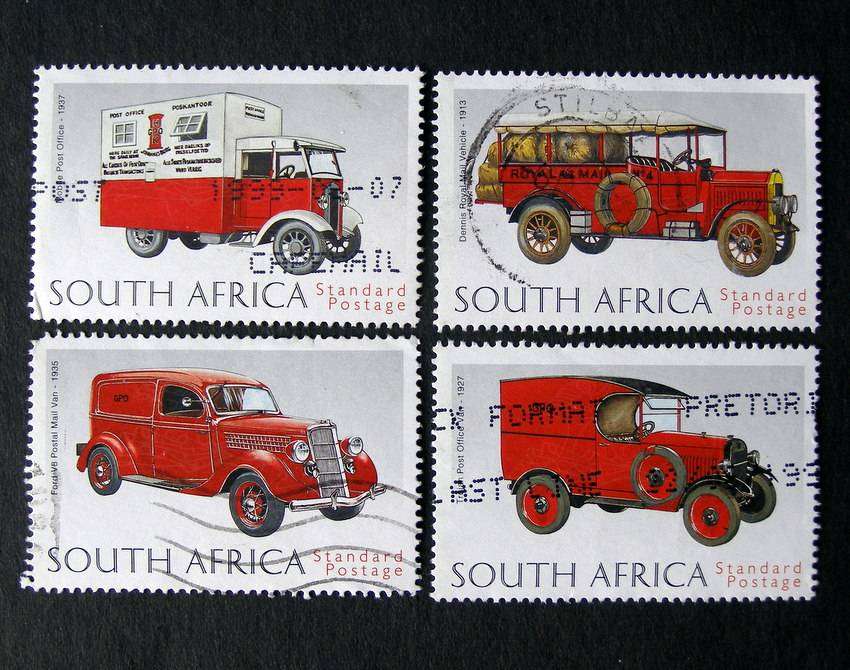 SOUTH AFRICA Set - Postal Vans 1999 //Cars//Transport
