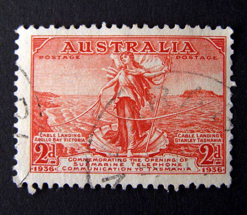 AUSTRALIA - Opening of Tasmania Telephone Cable 1936