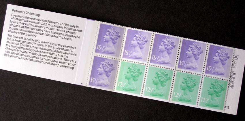 GREAT BRITAIN Mint Booklet - Postal History Series: Postmark History 1982