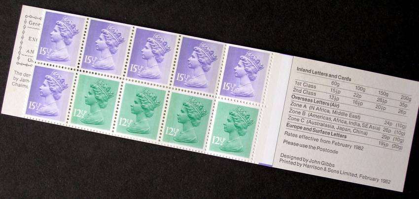 GREAT BRITAIN Mint Booklet - Postal History Series: James Chalmers 1982