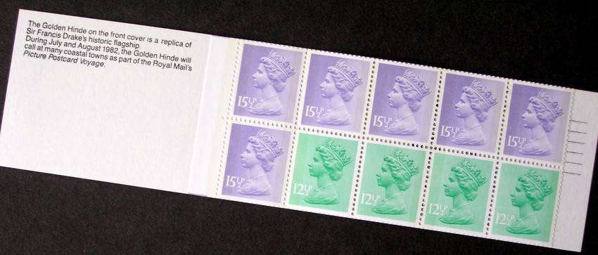 GREAT BRITAIN Mint Booklet - The Holiday Postcard Stamp Book 1982