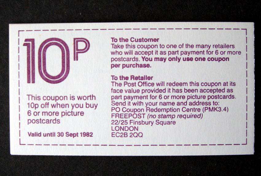 GREAT BRITAIN Mint Booklet - The Holiday Postcard Stamp Book 1982