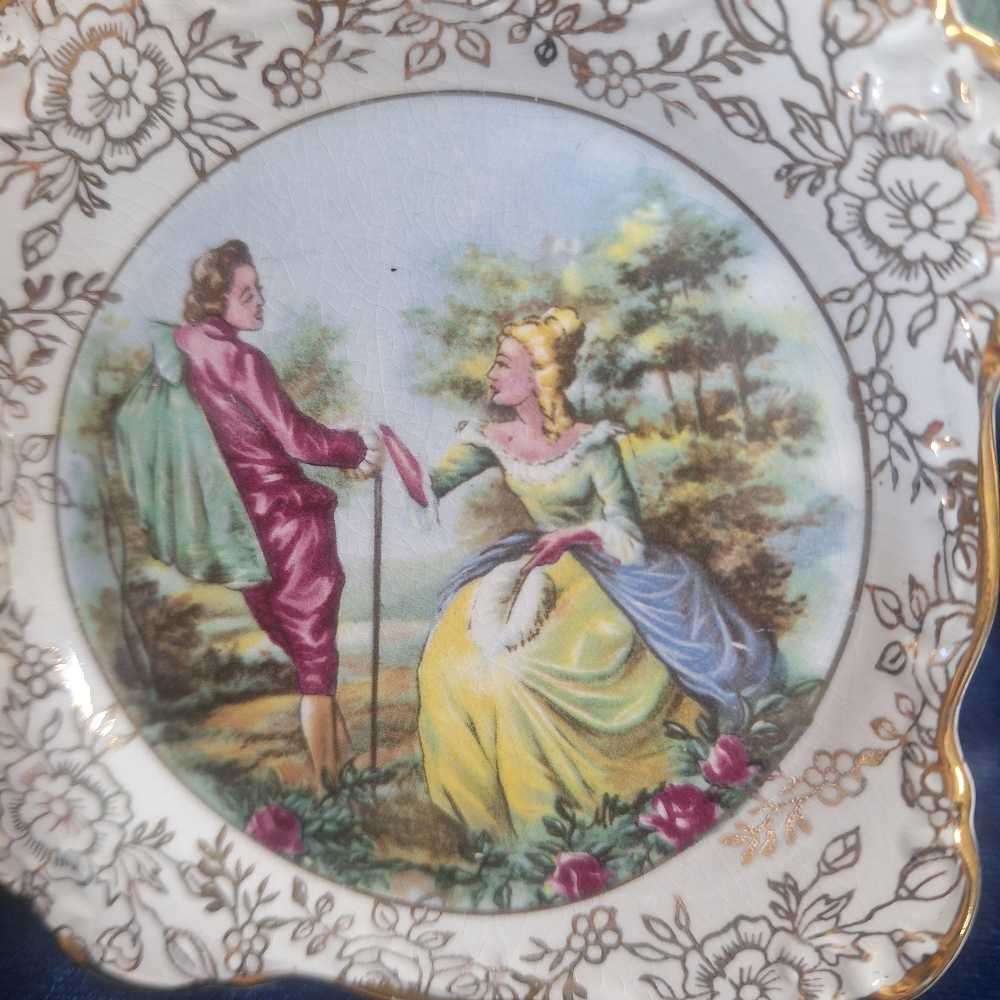 Old Folley James Kent pin trays/trinket plate x 2