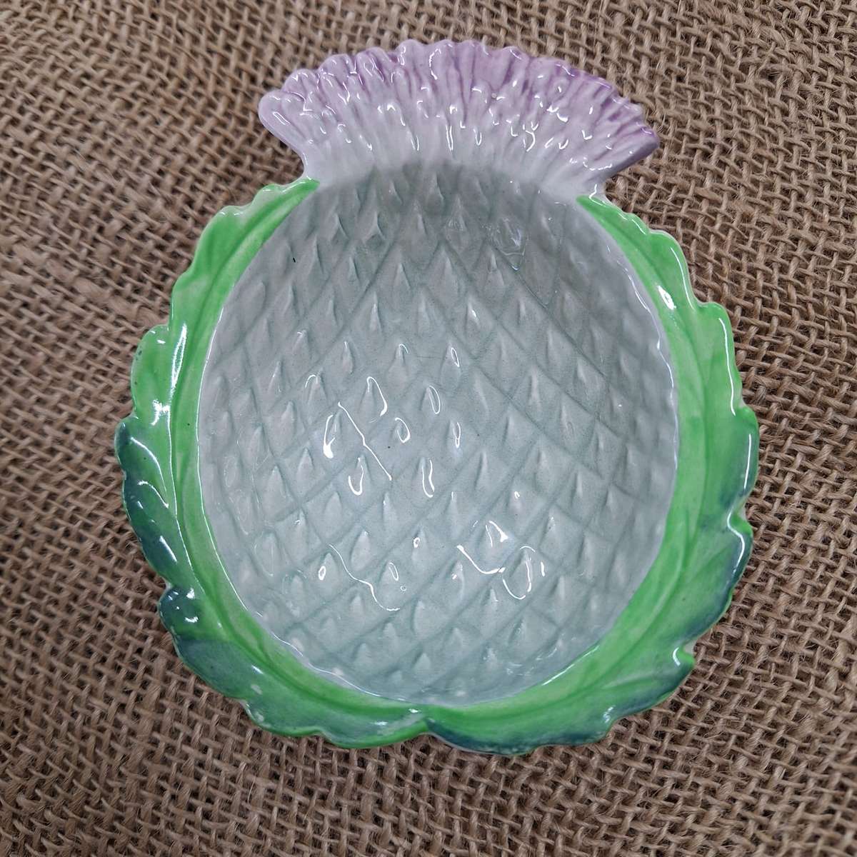 Carlton Ware Thistle Jam Dish - small trinket bowl