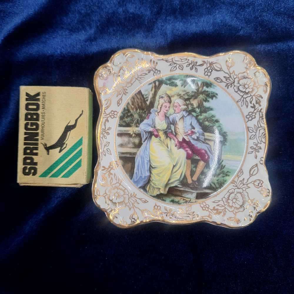 Old Folley James Kent pin trays/trinket plate x 2