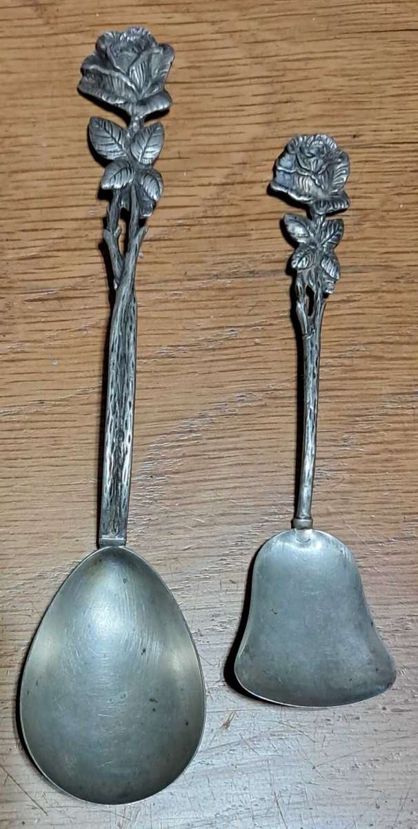 Silver sugar spoons