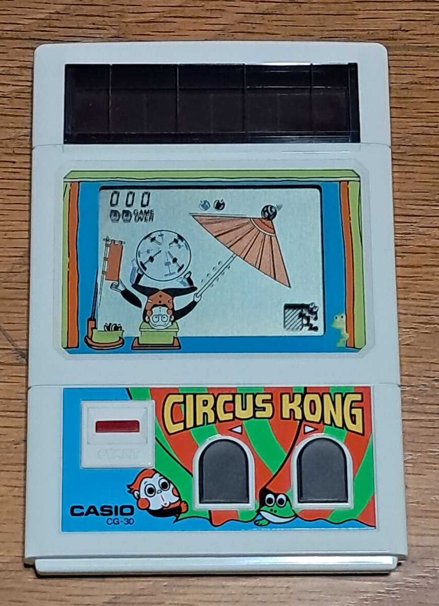 1983 Casio Circus Kong electronic game