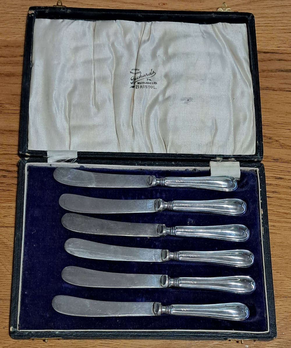 Sterling Silver handeled butter knives