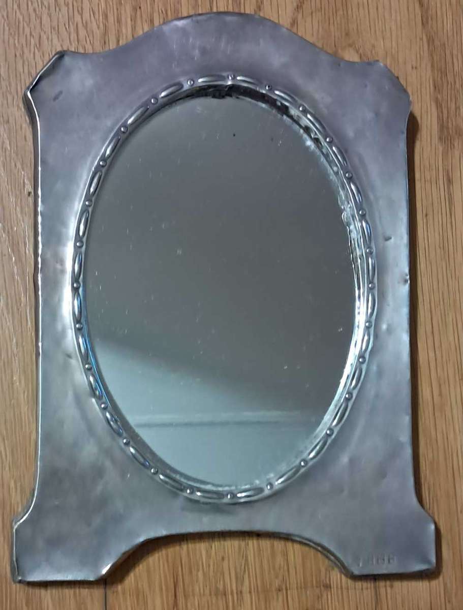 Sterling silver mirror