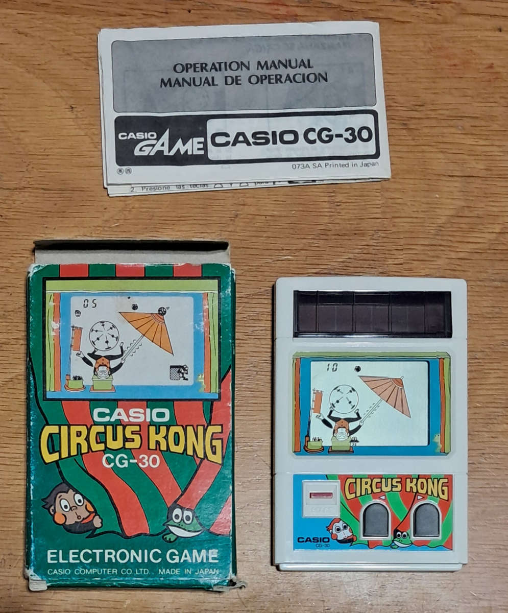 1983 Casio Circus Kong electronic game