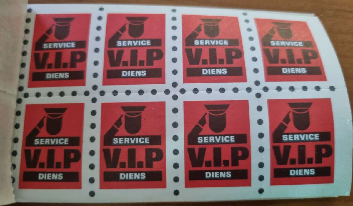 SOUTH AFRICA MOBIL SERVICE STAMPS BOOKLET. (X3) PANES OF (X8) INSIDE. NOT OFTEN SEEN. AS PER IMAGES.