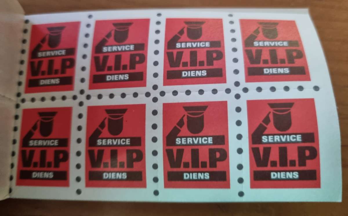 SOUTH AFRICA MOBIL SERVICE STAMPS BOOKLET. (X3) PANES OF (X8) INSIDE. NOT OFTEN SEEN. AS PER IMAGES.