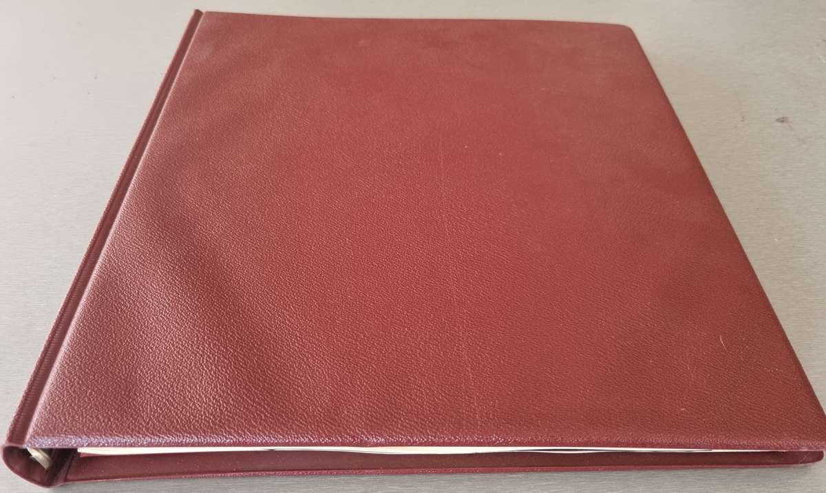 LINDER RING ALBUM WITH MINT/CTO RSA 1974-77 SINGLES, CONTROLS ETC. WINE SHEET 'MISSING DIE'. READ!!