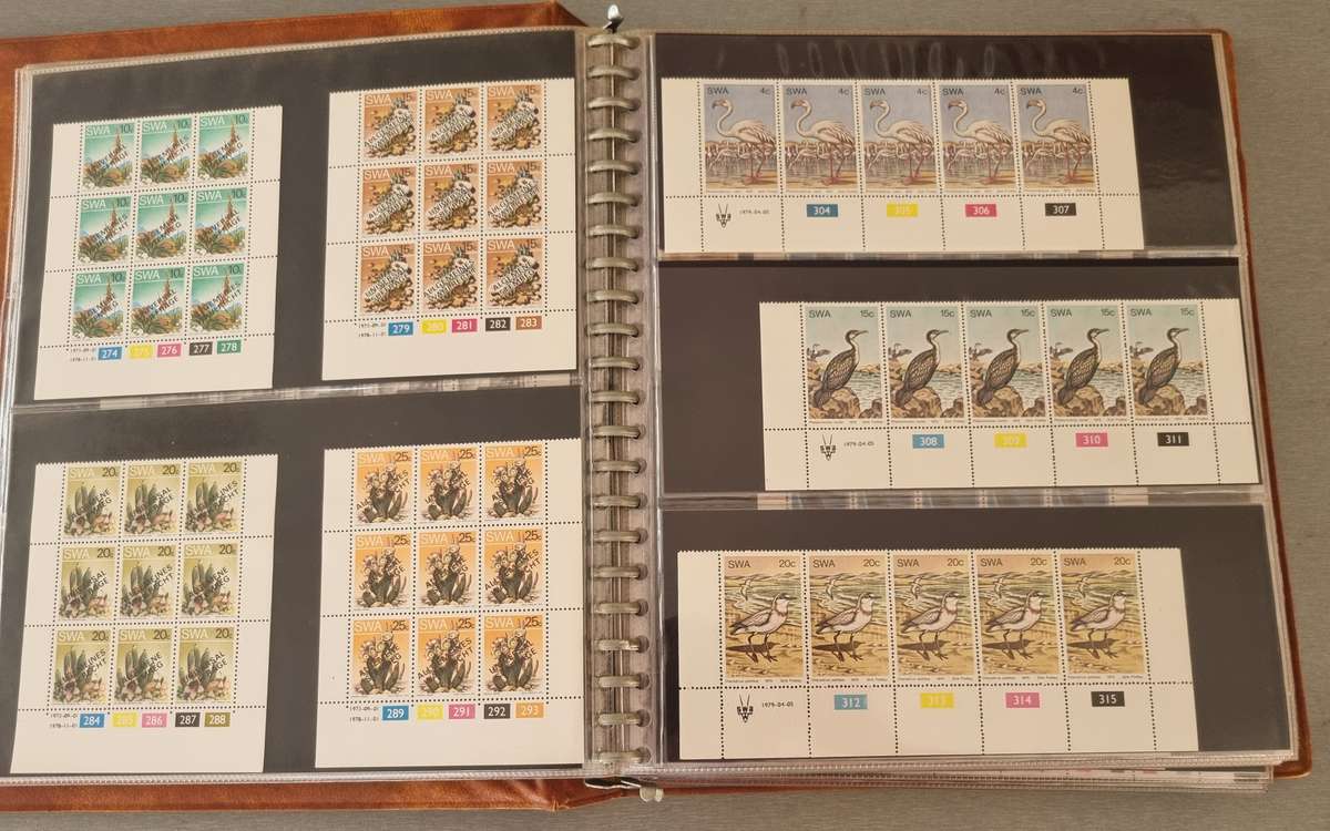 ALBUM WITH MINT SWA/SOME NAMIBIA CONTROLS ETC. AS PER IMAGES. NB: PLEASE READ BELOW!!!