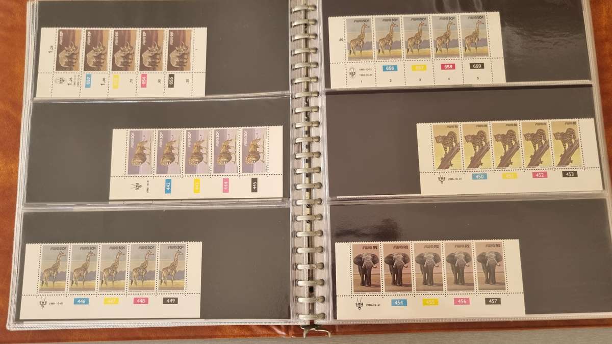 ALBUM WITH MINT SWA/SOME NAMIBIA CONTROLS ETC. AS PER IMAGES. NB: PLEASE READ BELOW!!!