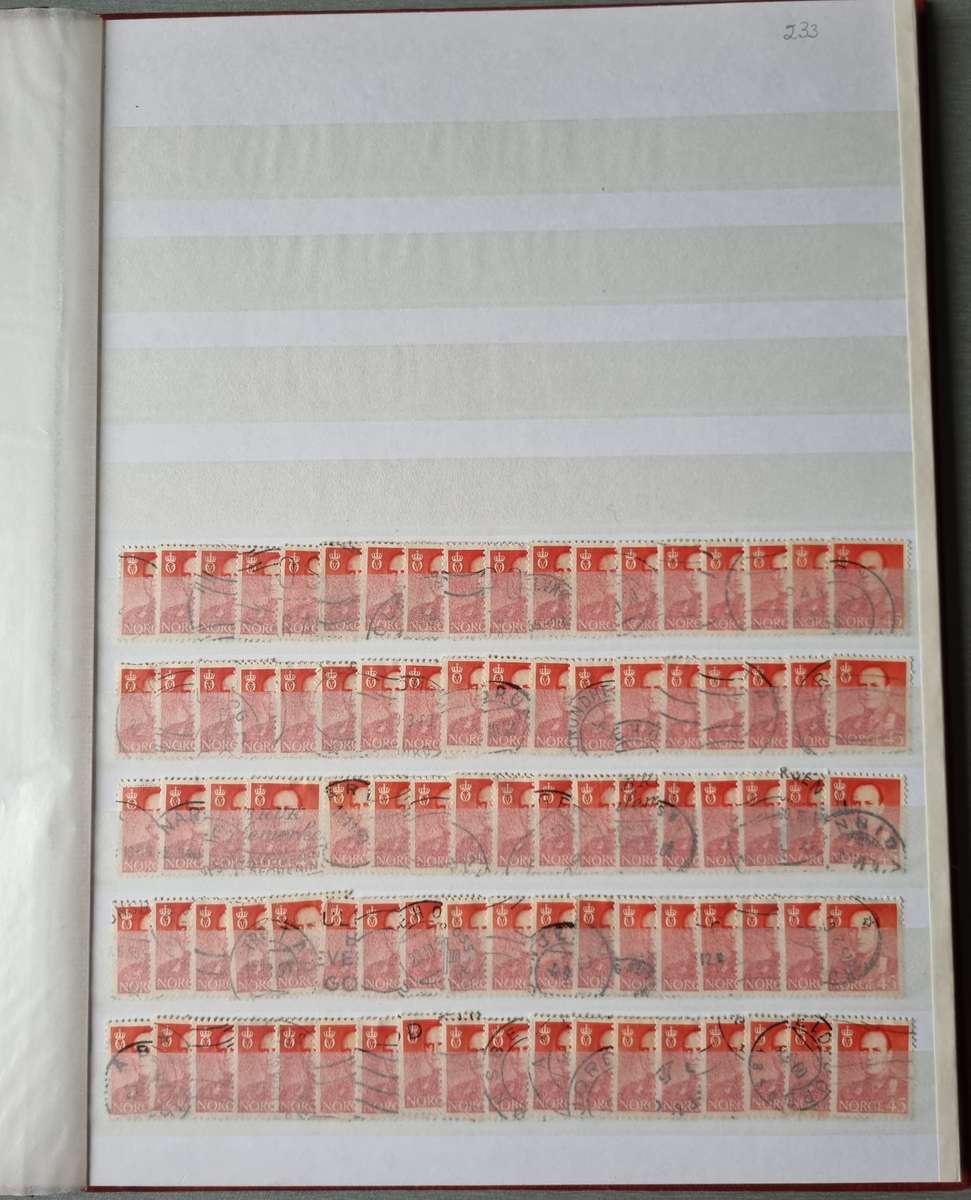 RED ALBUM 2ND HAND WITH MIXED WORLD STAMPS (MOSTLY USED). AS PER IMAGES. NB: PLEASE READ BELOW!!