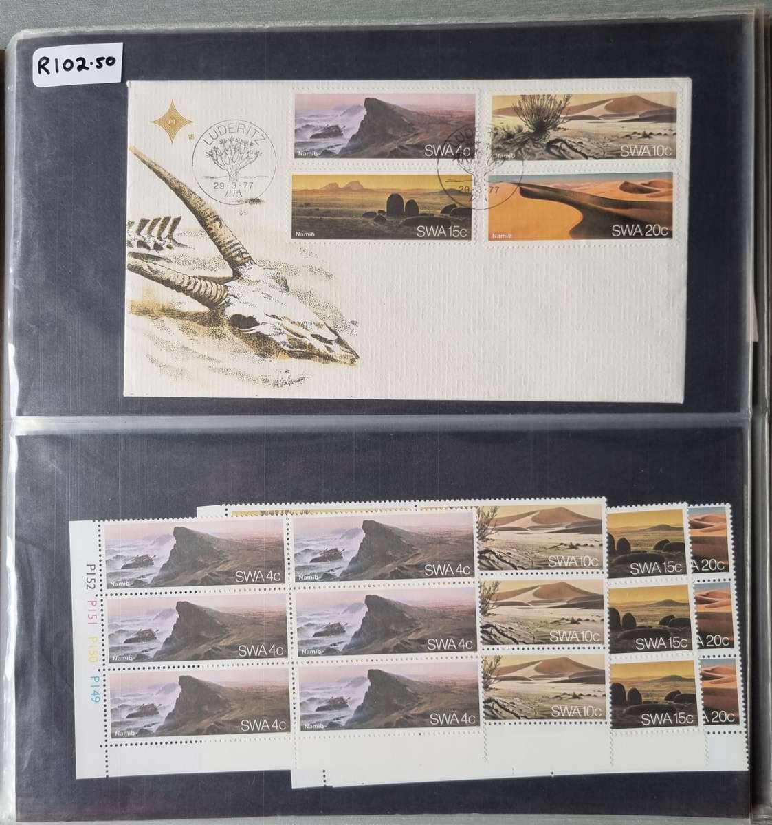 COVER ALBUM 2ND HAND WITH SWA FIRST DAY COVERS AND RELATED MINT CONTROLS. AS PER IMAGES. NB PLS READ