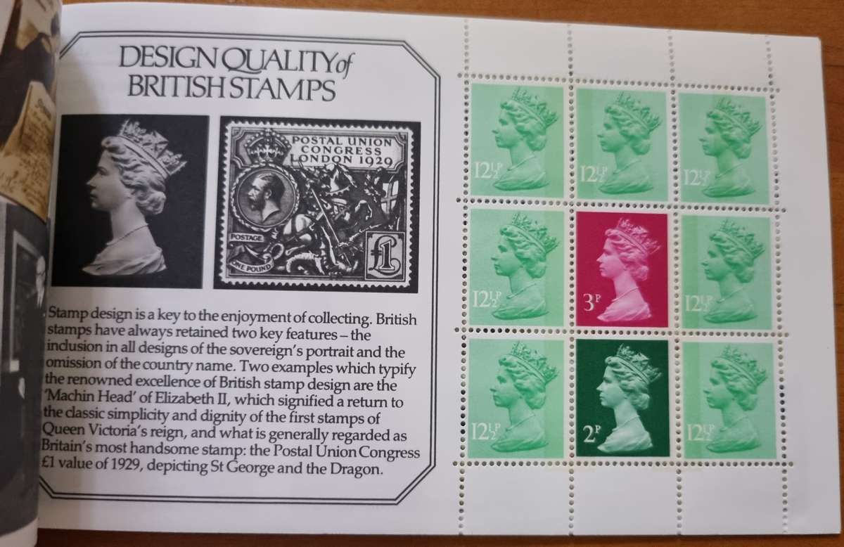 GB 1982 `STORY OF STANLEY GIBBONS` 4 POUND MINT AND COMPLETE BOOKLET. SG DX3. CV GBP 11.