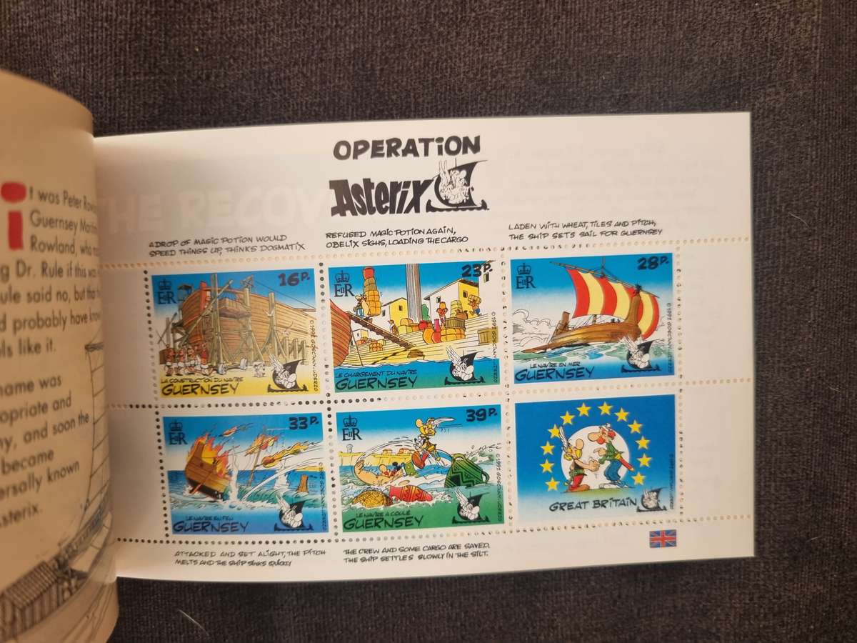 GUERNSEY 1992 OPERATION ASTERIX MINT AND COMPLETE PRESTIGE BOOKLET. AS PER IMAGES. GREAT ITEM.